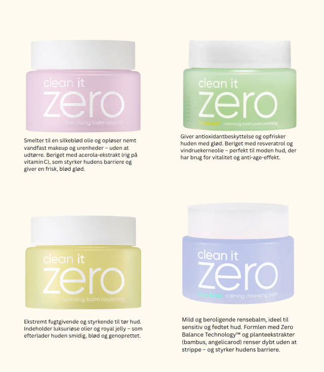 Banila Co Clean It Zero Cleansing Balm Original Miniature Set 4, 4x7 ml. 