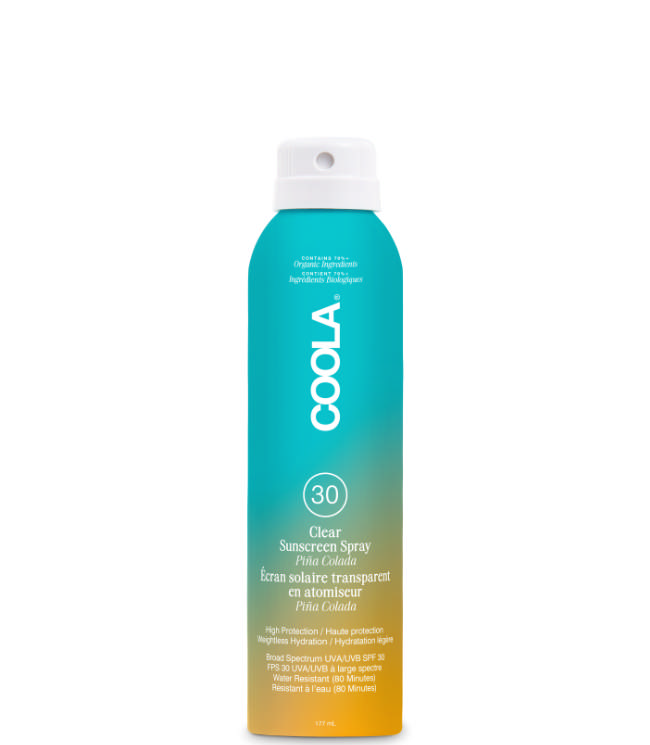 COOLA Classic Suncreen Spray Pina Colada SPF30, 177 ml.