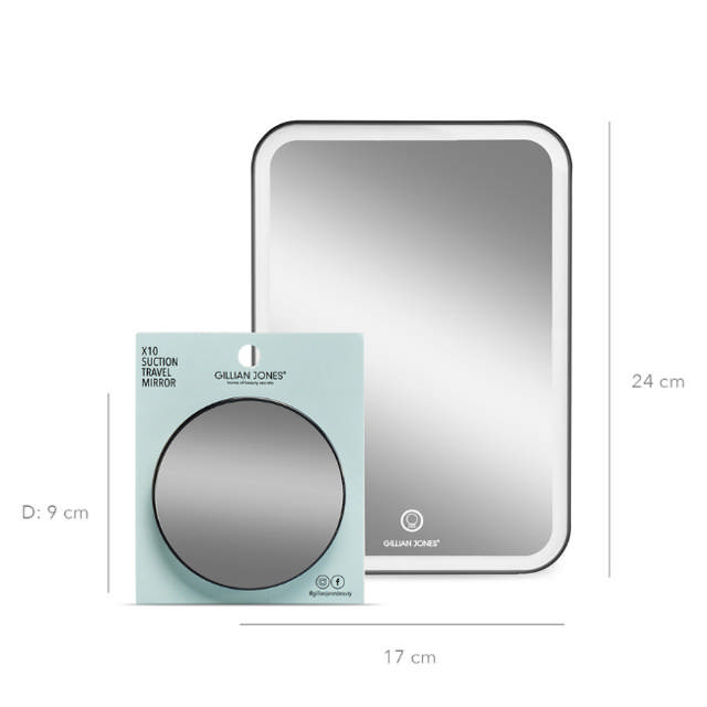 Gillian Jones Tablet Spejl - Sort