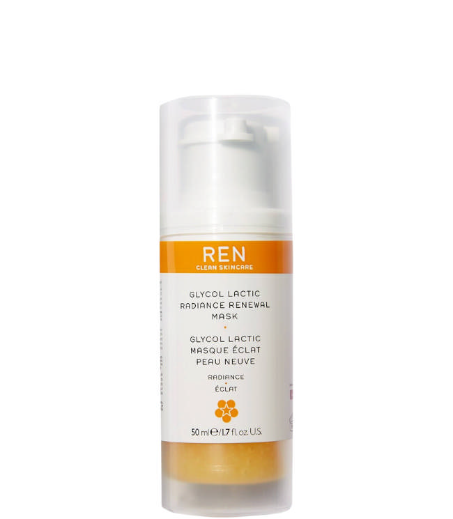 REN Radiance Glyco Lactic Radiance Renewal Mask, 50 ml.