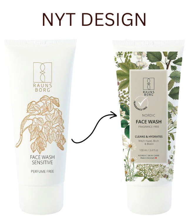 Raunsborg Face Wash For Sensitive Skin, 100 ml.