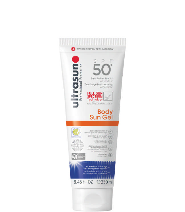 Ultrasun Body Sun Gel SPF50+, 250 ml.